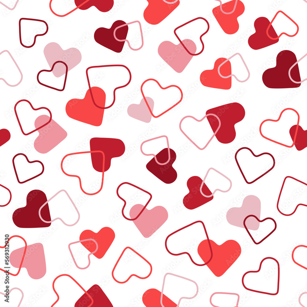 Hearts | Seamless pattern | Transparent background Hearts | Seamless pattern | Transparent background