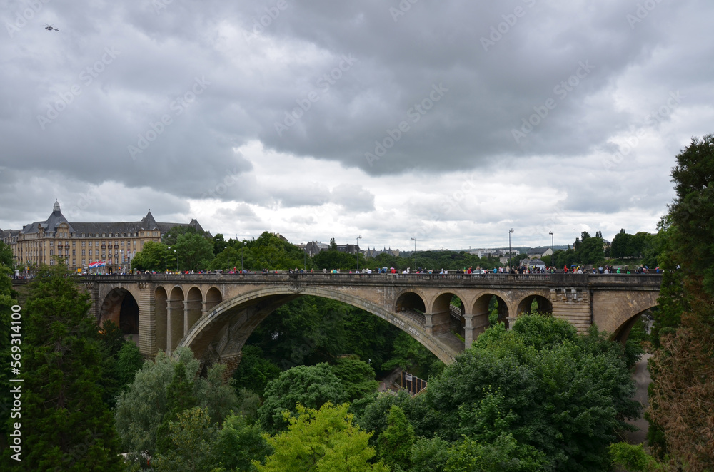 The Adolphe Bridge,  is a double-decked arch bridge in Luxembourg City, in southern Luxembourg.