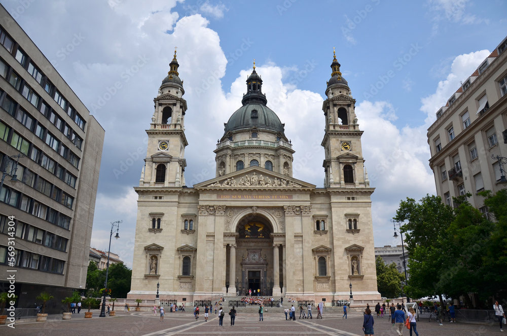St. Stephen's Basilica is a Roman Catholic basilica in Budapest. It is named in honour of Stephen, the first King of Hungary.