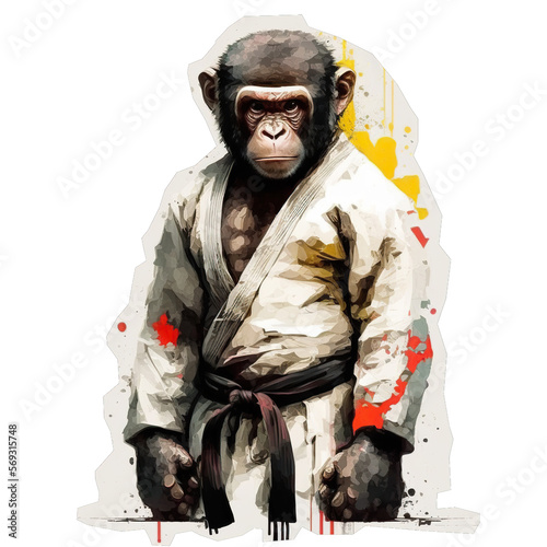 jiujitsu ape photo