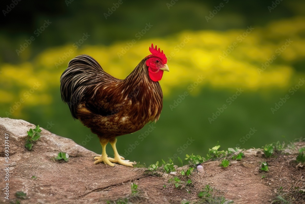 High-Resolution Image of a Chicken Showcasing the Beautiful and Majestic Characteristics of this Popular Farm Animal High-Resolution Image of a Chicken Showcasing the Beautiful and Majestic Characteristics of this Popular Farm Animal