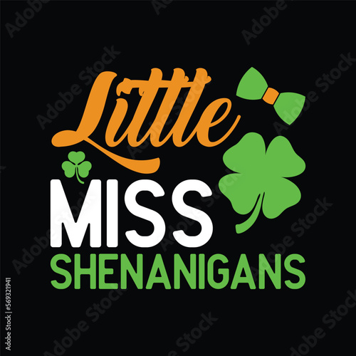 St. Patrick's Day Girls Little Miss Shenanigans