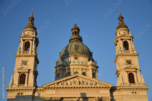 St. Stephen's Basilica is a Roman Catholic basilica in Budapest. It is named in honour of Stephen, the first King of Hungary.