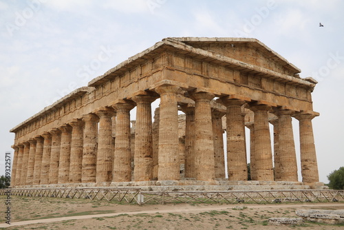 Temple of Poseidon in Paestum, Campania Italy