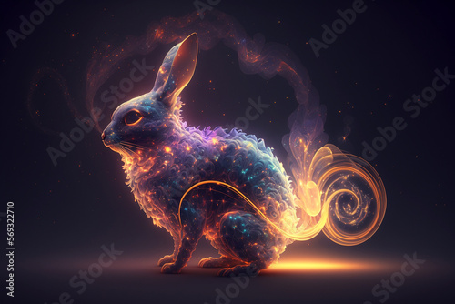 Spirit animal - Rabbit, Generative AI