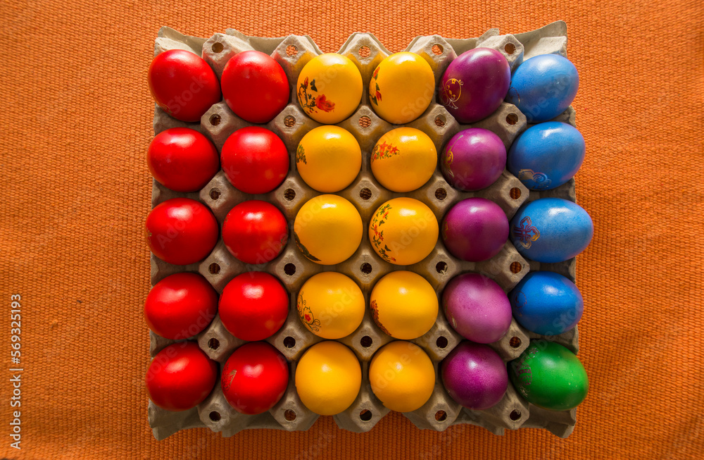 Obraz premium colorful eggs