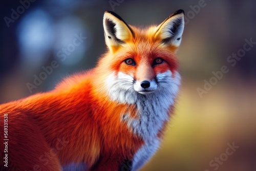 High-Resolution Image of a Fox in its Natural Habitat, Perfect for Adding a Majestic and Wild Element to any Design Project