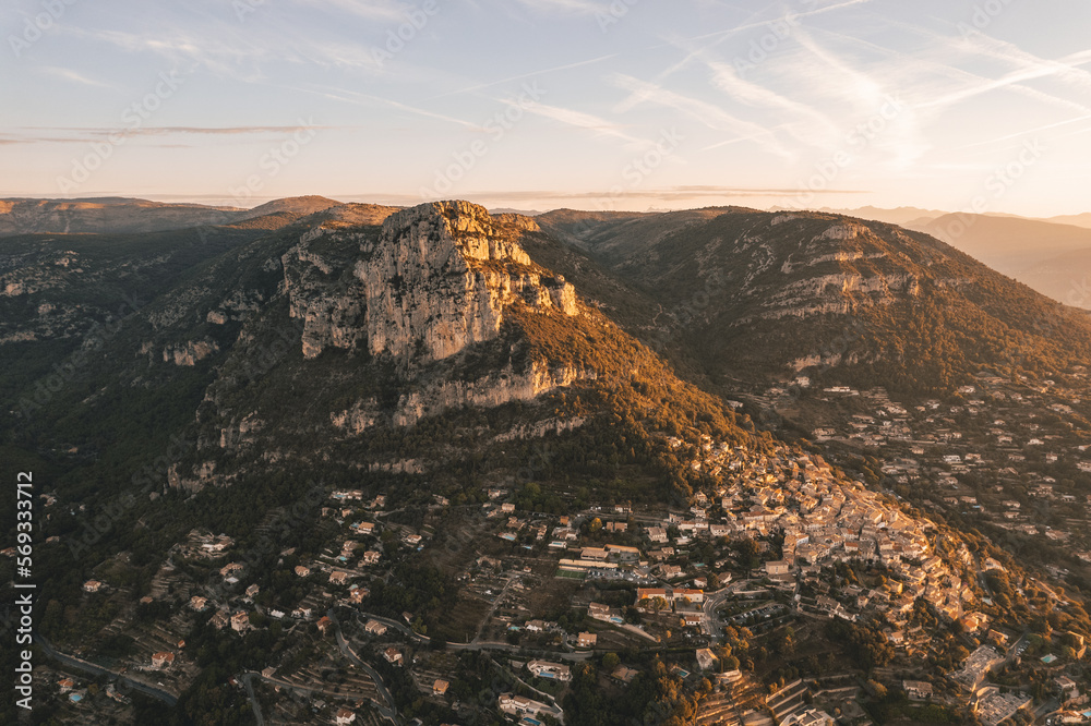 France drone landscape