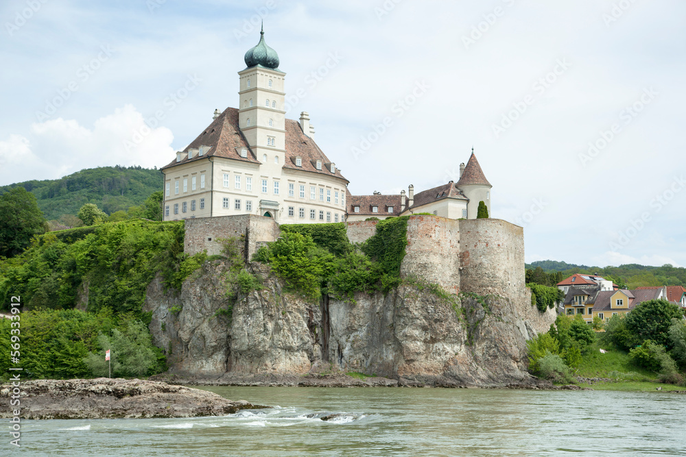 Historic Schloss Schonbuhel Castle In Wachau Region, Austria
