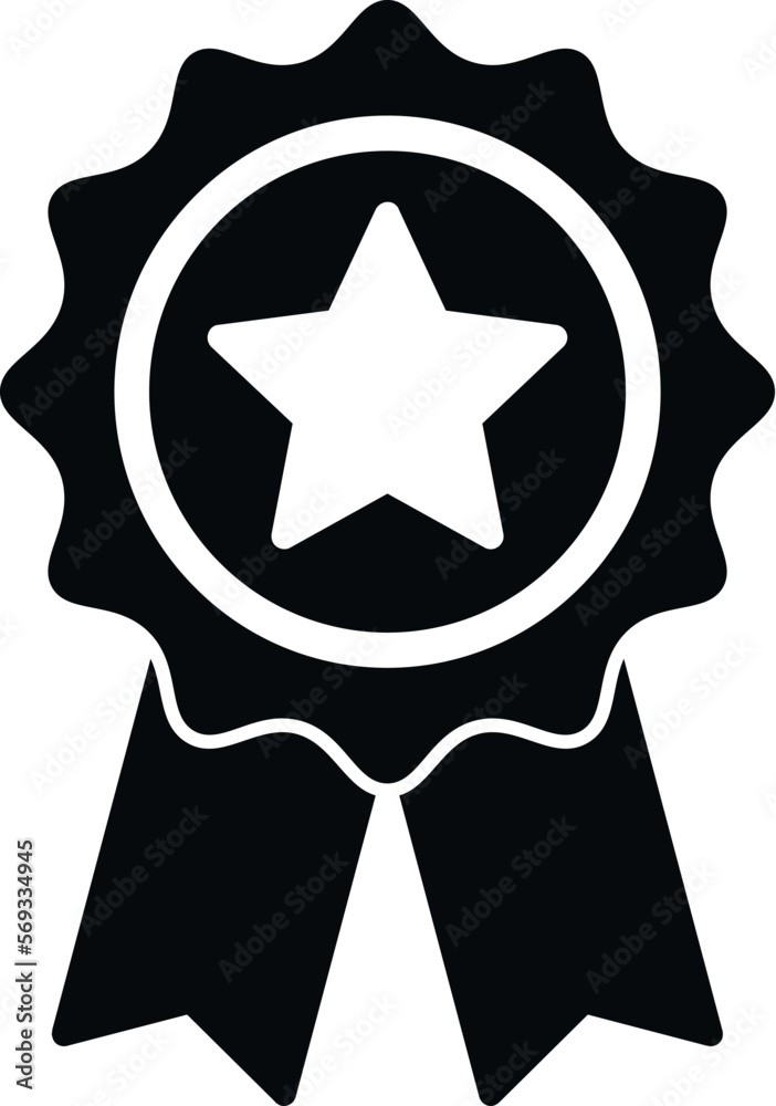 Ranking emblem icon simple vector. Medal award. Trophy winner Ranking emblem icon simple vector. Medal award. Trophy winner