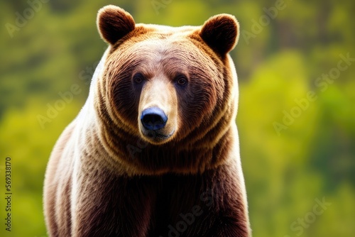 High-Resolution Image of Majestic Bear in its Natural Habitat, Perfect for Adding a Grand and Impressive Element to any Design Project