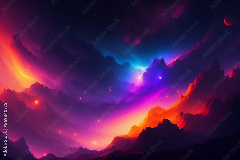 colorful space