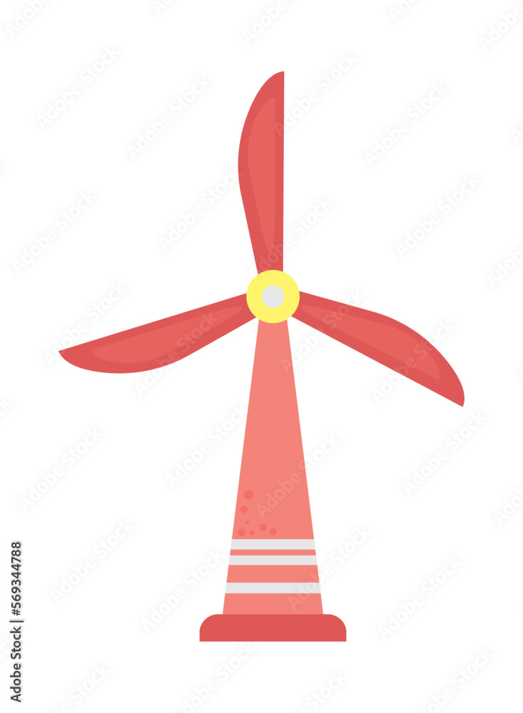 red windmill turbine red windmill turbine