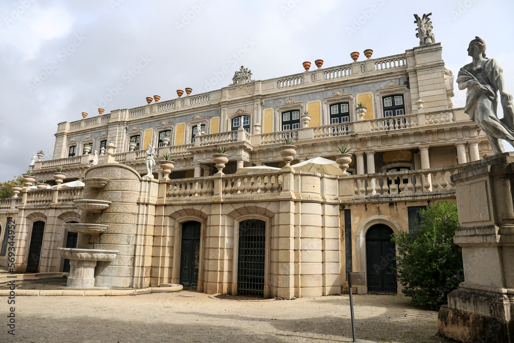 Beautiful and Colossal National Palace of Queluz in Portugal