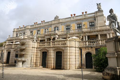 Beautiful and Colossal National Palace of Queluz in Portugal