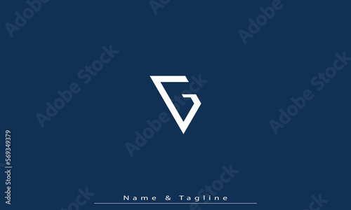 Alphabet letters Initials Monogram logo G