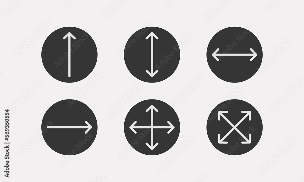 Φωτογραφία Circle dimension, arrows of round area