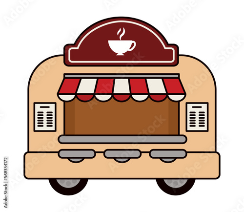 coffee food truck trailer