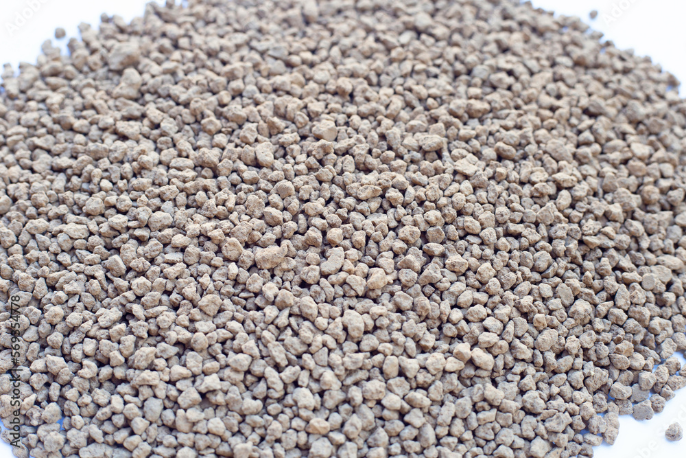 Akadama for bonsai trees. Japanese soil Akadama for bonsai trees. Japanese soil