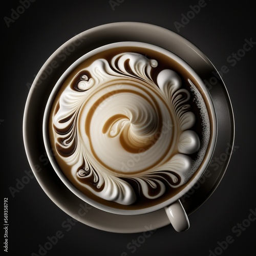 Coffee Art Generative ai