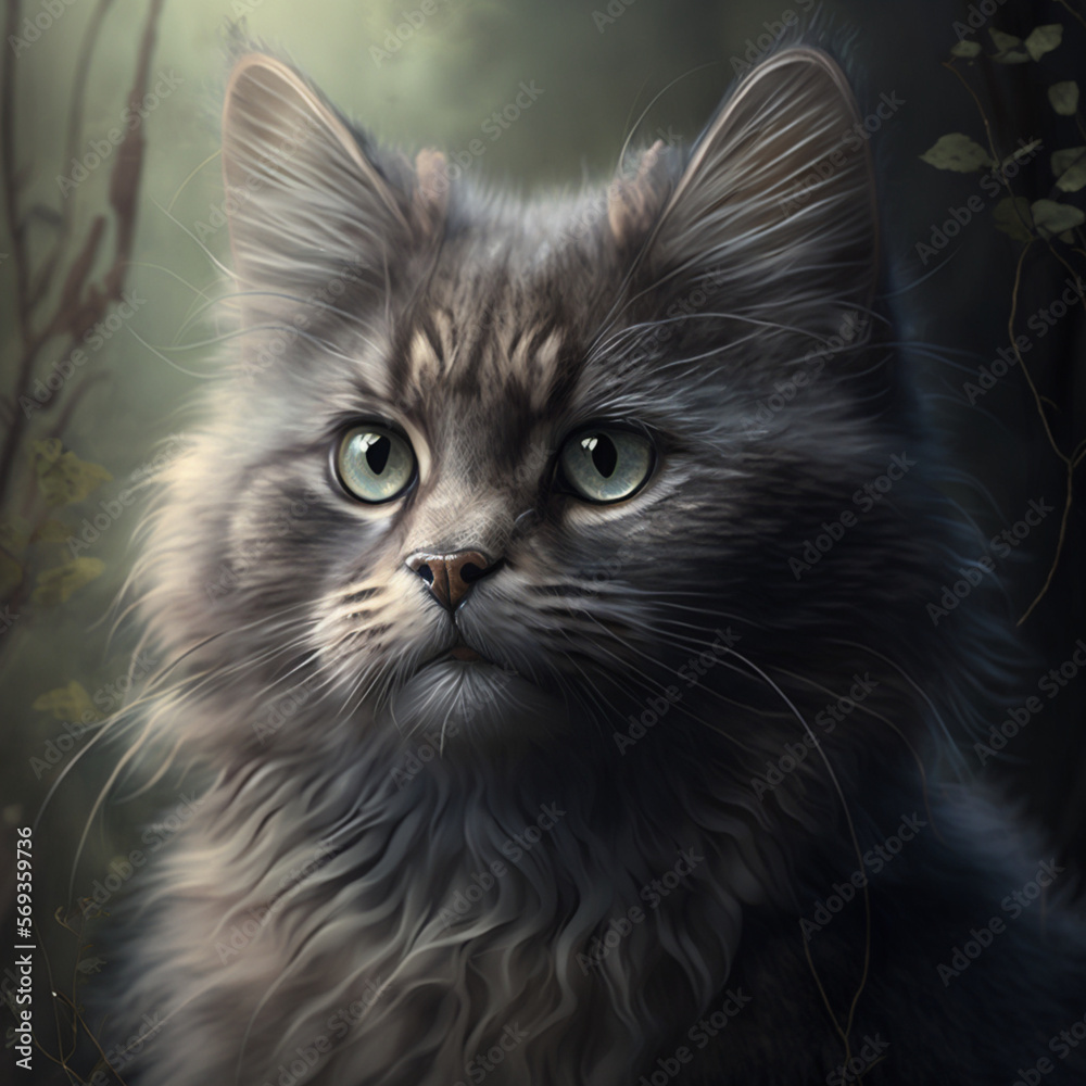 forest gray cat 