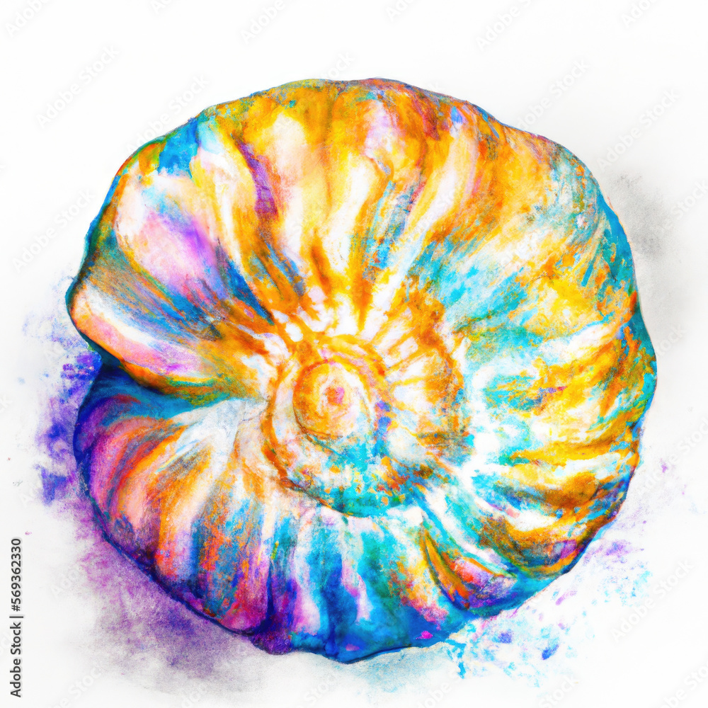 Sea Snail Shell Inspired Iridescent