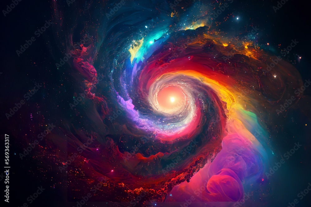 The galaxy in RGB color The galaxy in RGB color