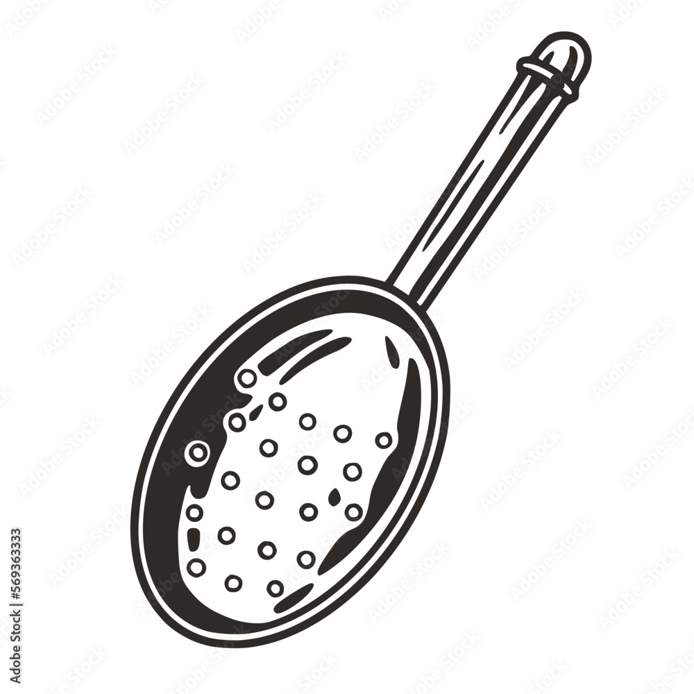 Julep strainer for bartending. Chromed hawthorne cocktail strainer or metal cocktail bar tool for barman or bartender. Julep strainer for bartending. Chromed hawthorne cocktail strainer or metal cocktail bar tool for barman or bartender.