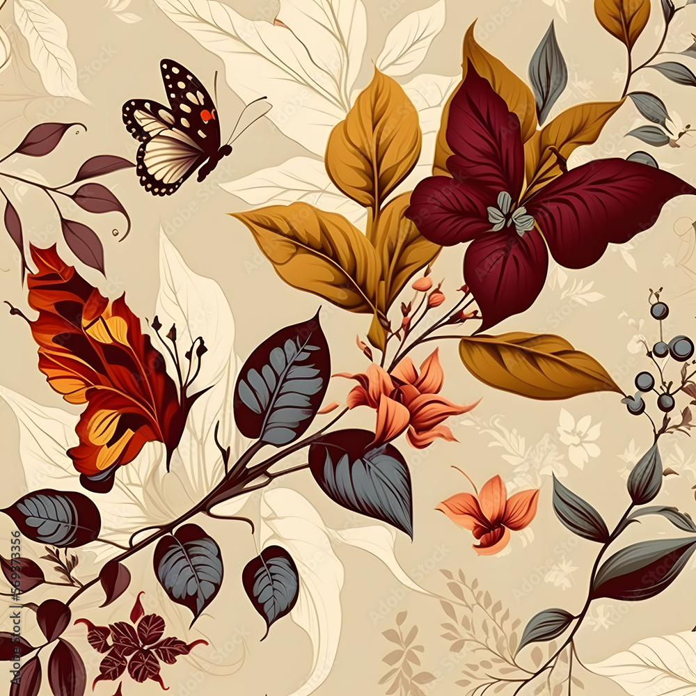 seamless floral pattern seamless floral pattern