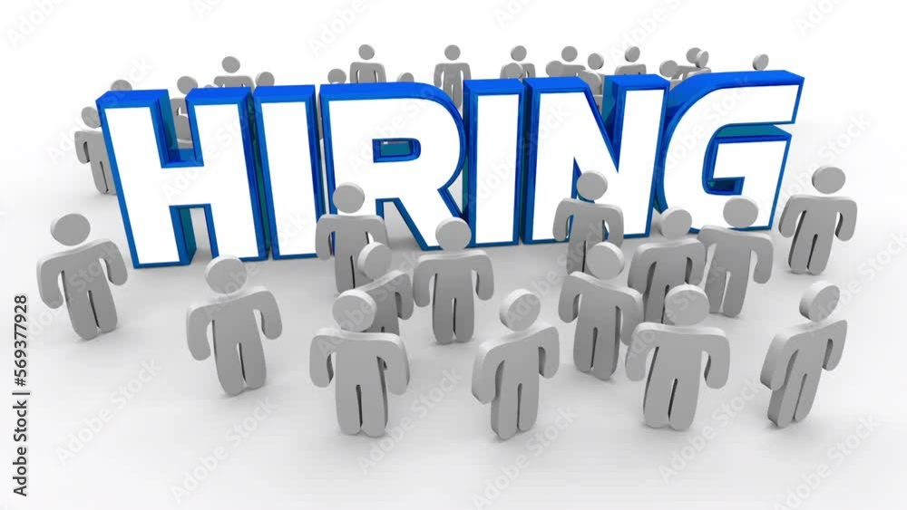 Hiring New Employees Recruit Candidates Open Positions 3d Animation Hiring New Employees Recruit Candidates Open Positions 3d Animation