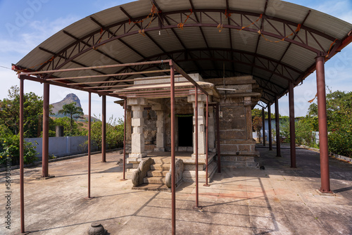 Sri Nanya Bhairaveshwara temple Ettina buja Mudigere karnataka India photo