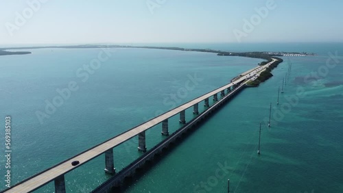 Wallpaper Mural The bridges between the Keys in South Florida - aerial view Torontodigital.ca