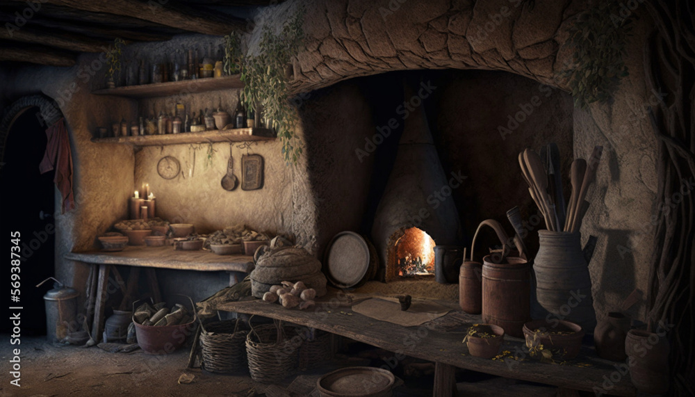 Ancient kitchen