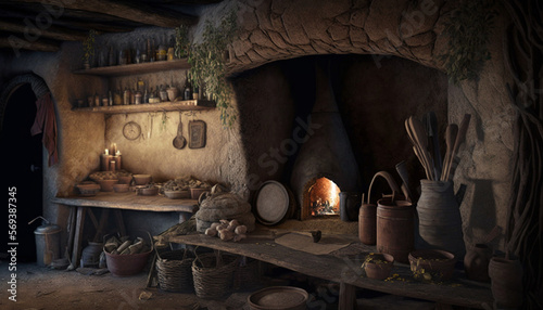 Ancient kitchen