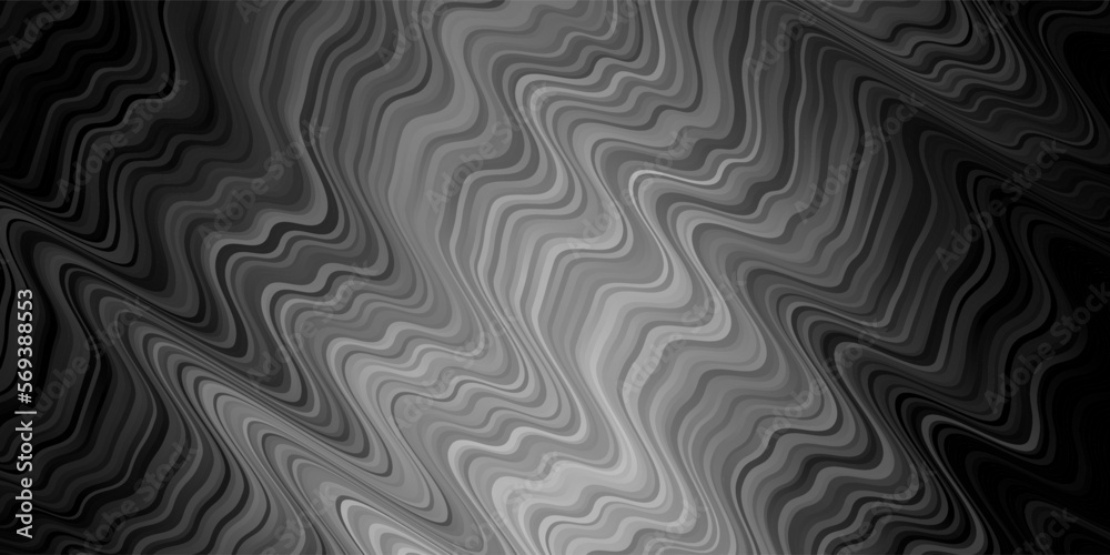 Light Gray vector pattern with curves.