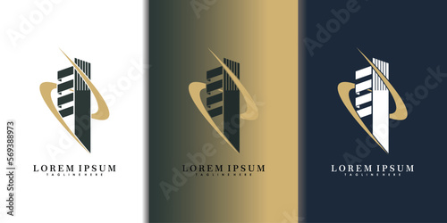 home logo design with modern concept