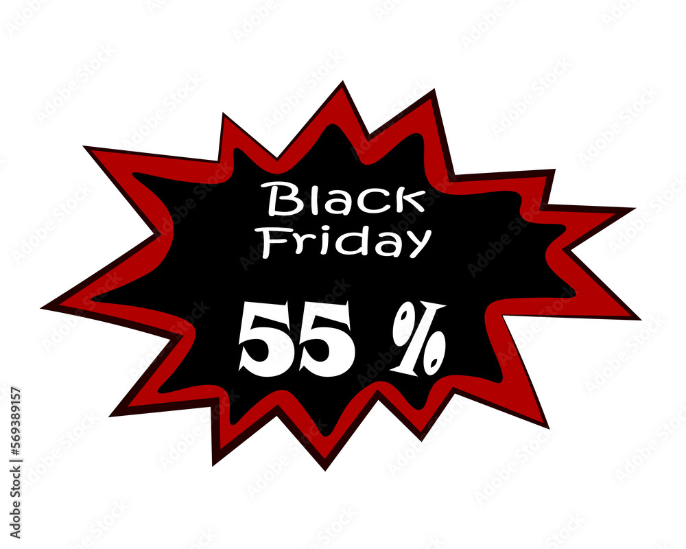 Friday promo discount % label Friday promo discount % label