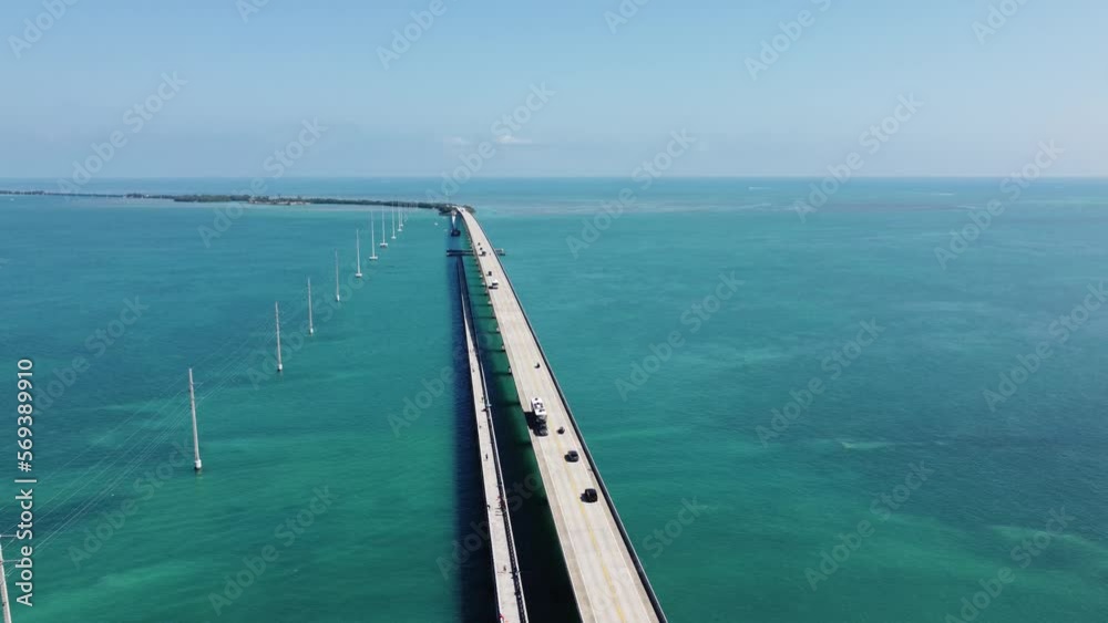 The beautiful Florida Keys from above - aerial view The beautiful Florida Keys from above - aerial view
