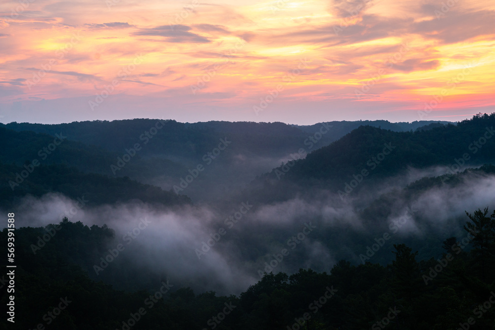 Dawn in the Mountains