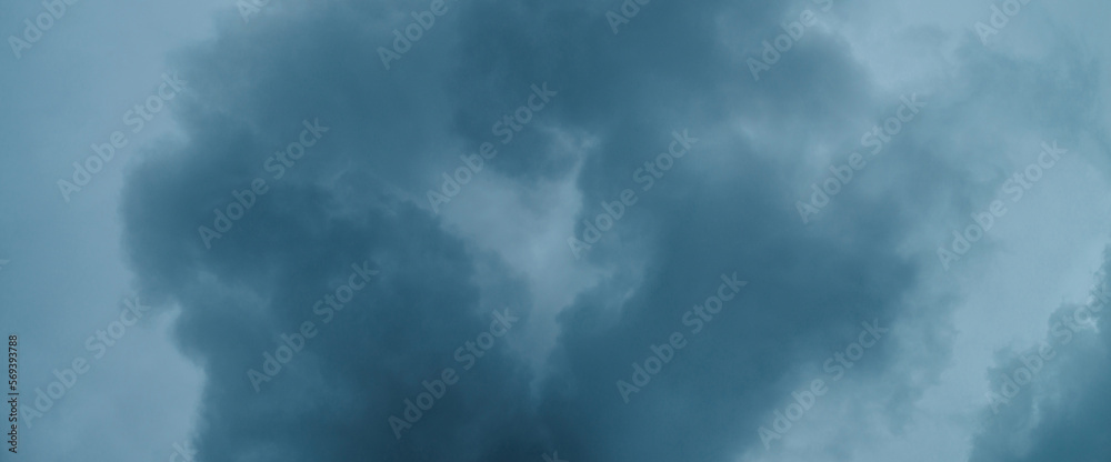 Dramatic cloudscape texture. Dark heavy thunderstorm clouds before rain. Overcast rainy bad weather. Storm warning. Natural blue background of cumulonimbus. Nature backdrop of stormy cloudy sky. Dramatic cloudscape texture. Dark heavy thunderstorm clouds before rain. Overcast rainy bad weather. Storm warning. Natural blue background of cumulonimbus. Nature backdrop of stormy cloudy sky.