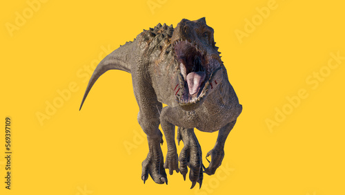 Roaring dinosaur indominus rex