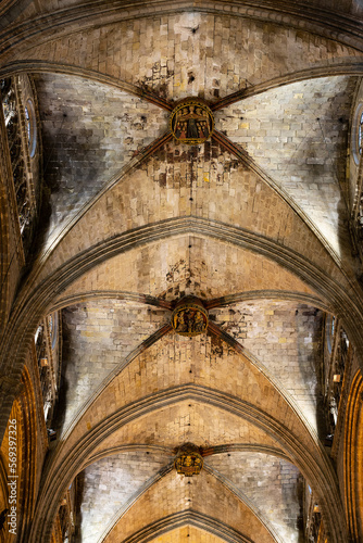 Detail of interior of Barcelona Cathedral © Steve Lovegrove
