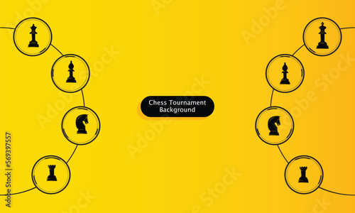 chess and chess tournament background illustration 2