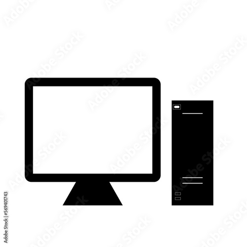 computer monitor communication icon blank computer screen , graph monitor