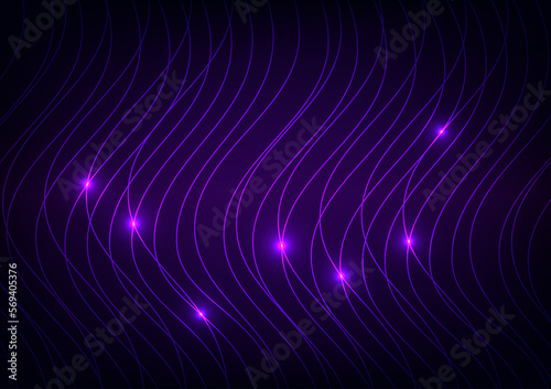 Abstract purple light wavy tangle line background