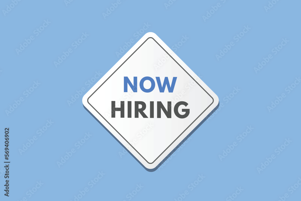 Now Hiring text Button. Now Hiring Sign Icon Label Sticker Web Buttons
Now Hiring text Button. Now Hiring Sign Icon Label Sticker Web Buttons