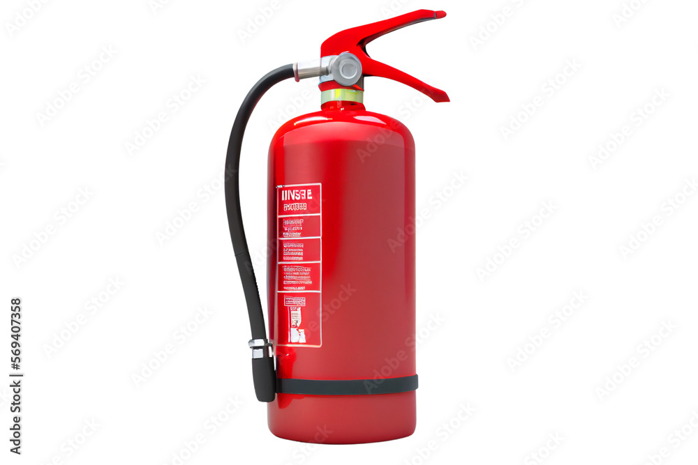 Fire extinguisher. transparent background Stock Illustration | Adobe Stock