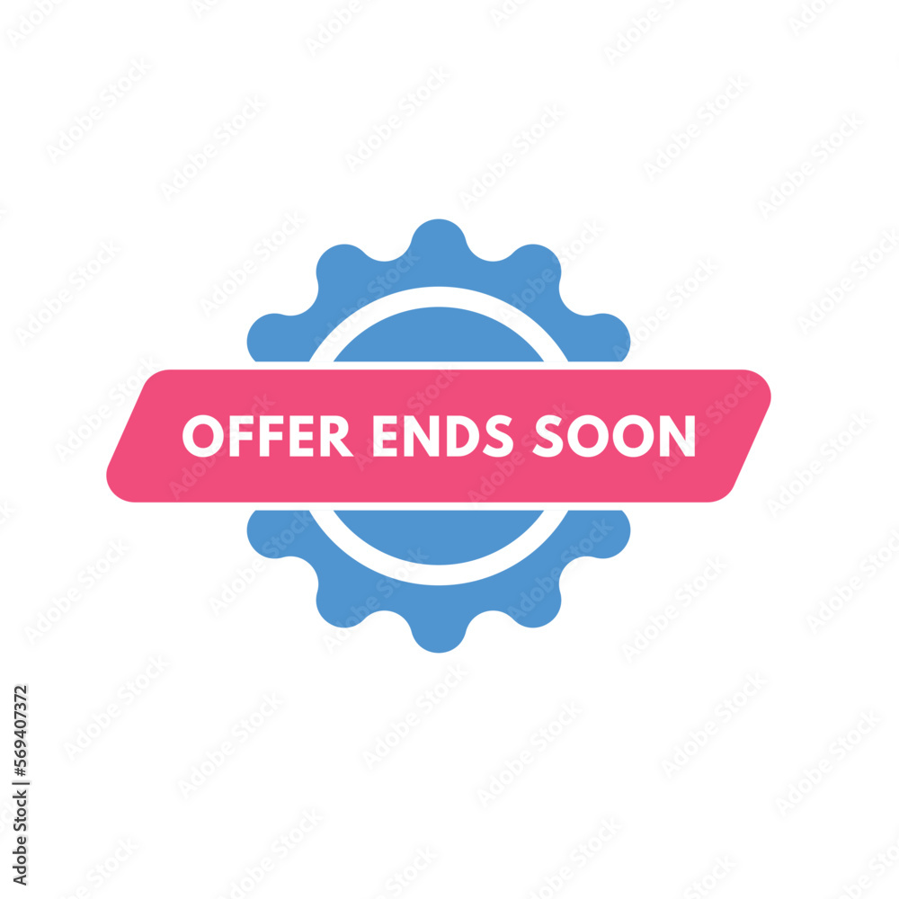 offer ends soon text Button. offer ends soon Sign Icon Label Sticker Web Buttons
offer ends soon text Button. offer ends soon Sign Icon Label Sticker Web Buttons