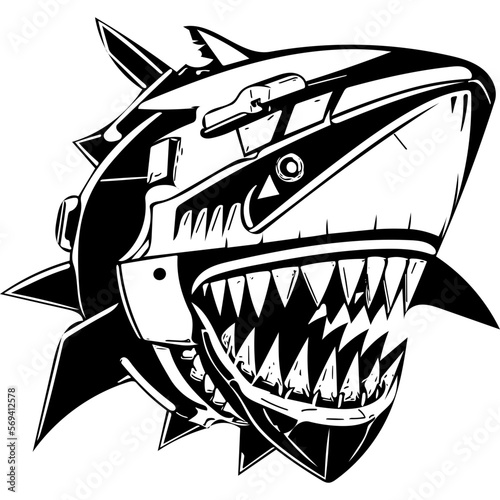 Mecha Head Shark