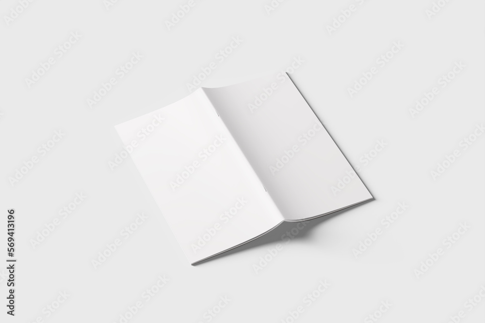 Blank Back Cover DL Flyer mockup Blank Back Cover DL Flyer mockup